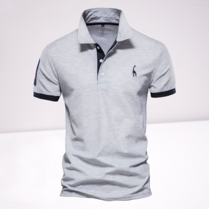 Alessandro | Men’s Contrast Trim Short Sleeve Polo Shirt