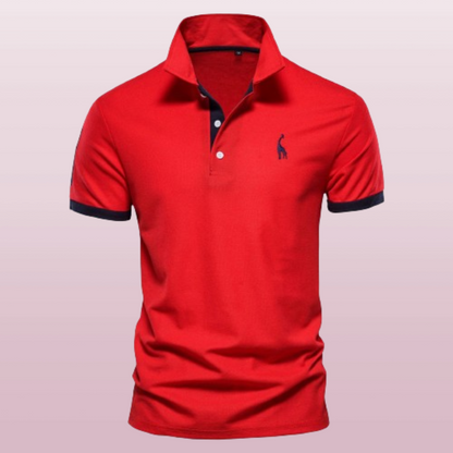 Alessandro | Men’s Contrast Trim Short Sleeve Polo Shirt