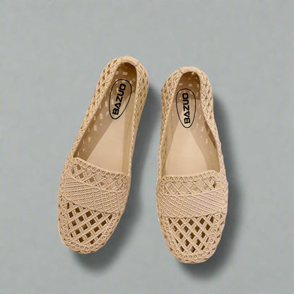 Julie | Women's Relaxed Summer Cutout Flat