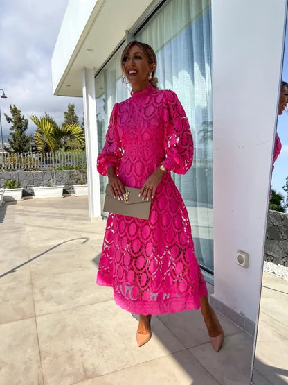 Martina | Women's Summer Long Sleeve Evening Dress