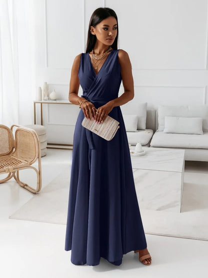 Jessica | Women's Wrap Maxi Dress for Wedding Guests