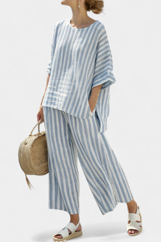 Primavera | Women's Oversized Relaxed Striped Top