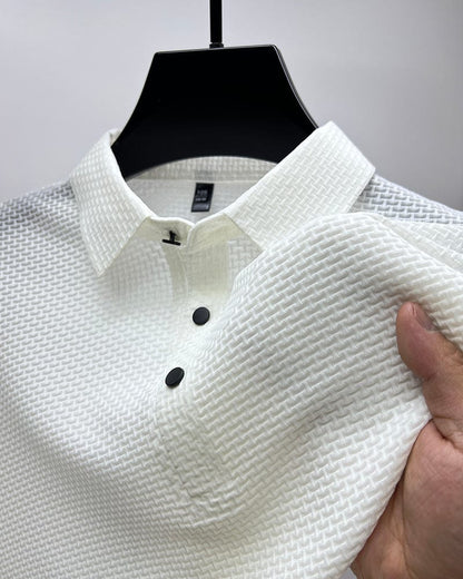 Tomasso | Men’s Classic Fit Textured Polo Shirt