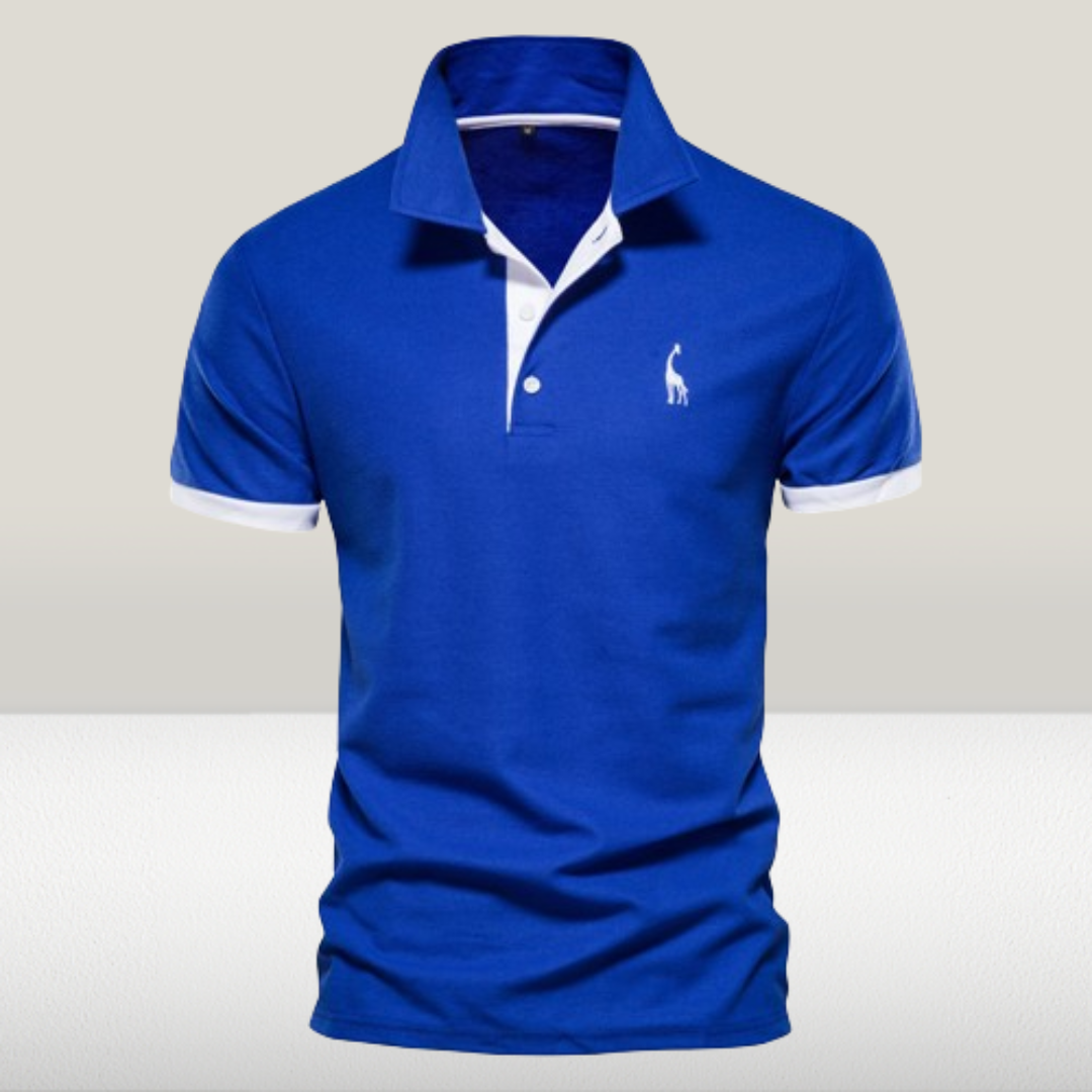 Alessandro | Men’s Contrast Trim Short Sleeve Polo Shirt