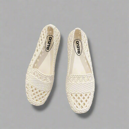 Julie | Women's Relaxed Summer Cutout Flat