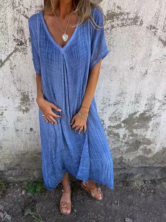 Palmira | Women's Breathable V-Neck Relaxed Dress