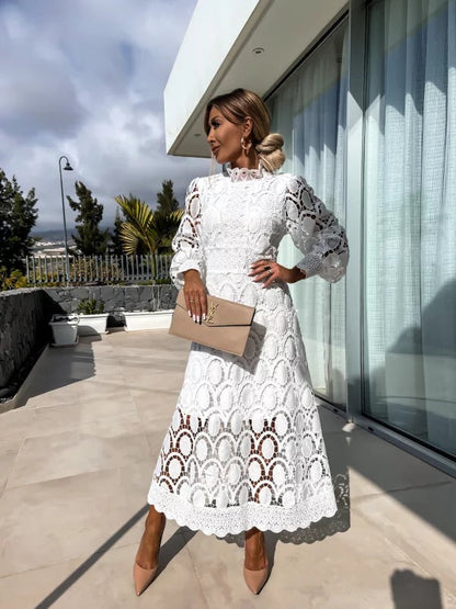 Martina | Women's Summer Long Sleeve Evening Dress