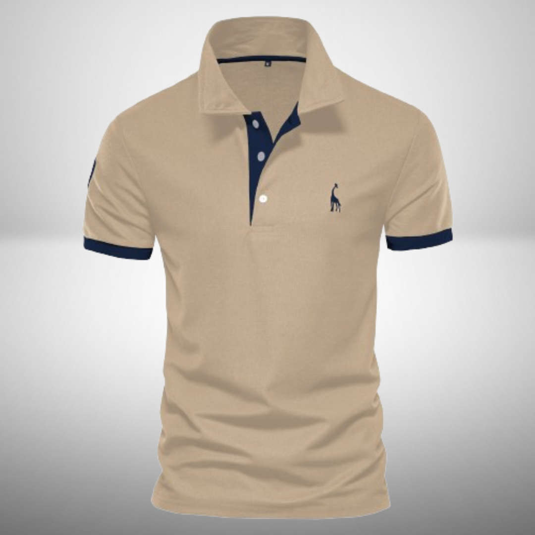 Alessandro | Men’s Contrast Trim Short Sleeve Polo Shirt
