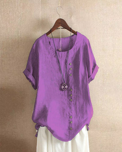 Donna | Women's Relaxed Summer Elegant Blouse