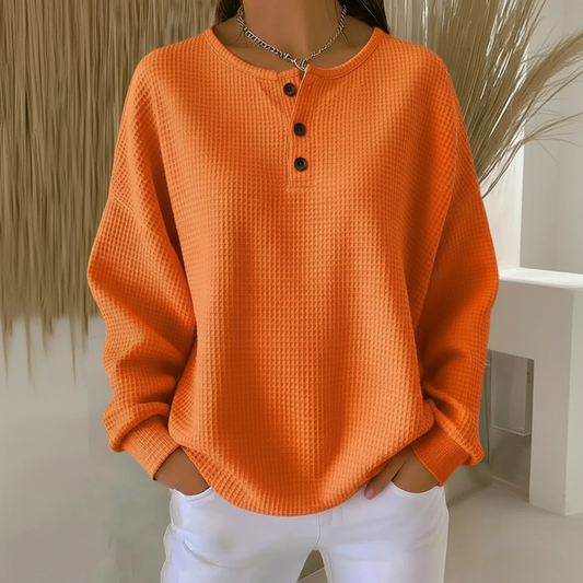 Asella | Women's Breathable Wrap Relaxed Sweater