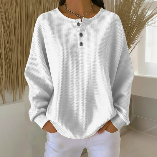 Asella | Women's Breathable Wrap Relaxed Sweater