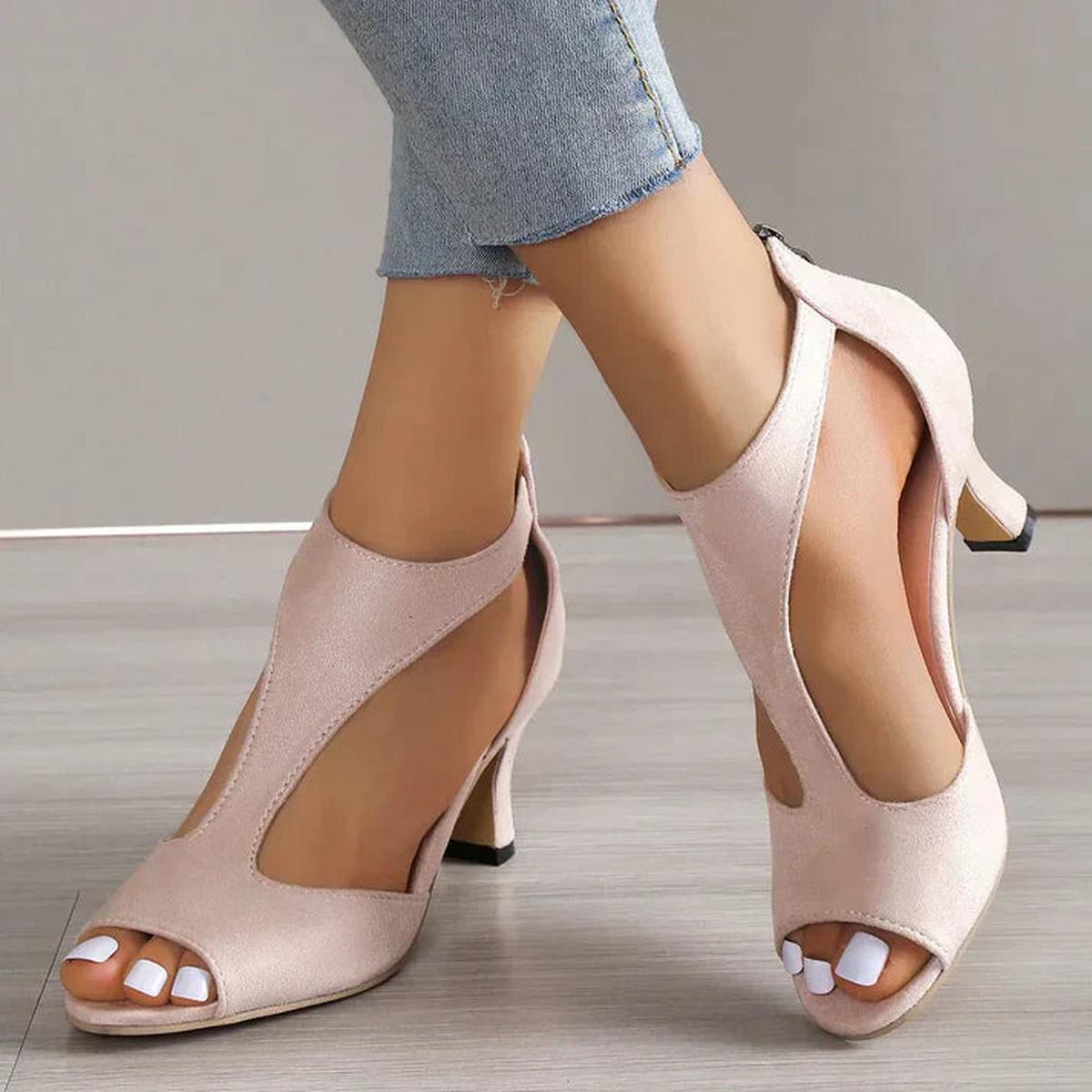 Gabriela | Women's Fashionable Sandals with open Toe Area and Heel