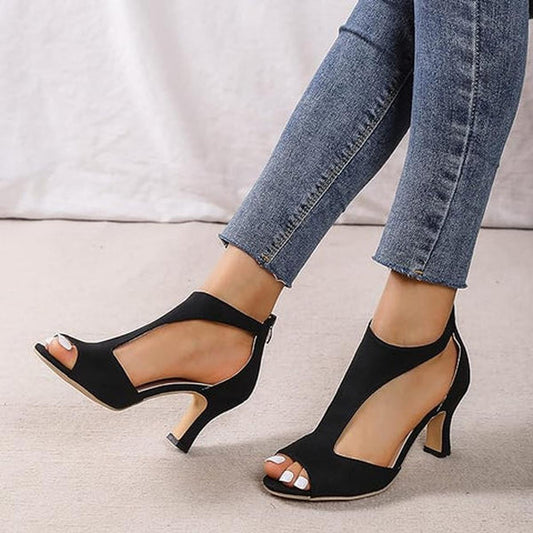 Gabriela | Women's Fashionable Sandals with open Toe Area and Heel