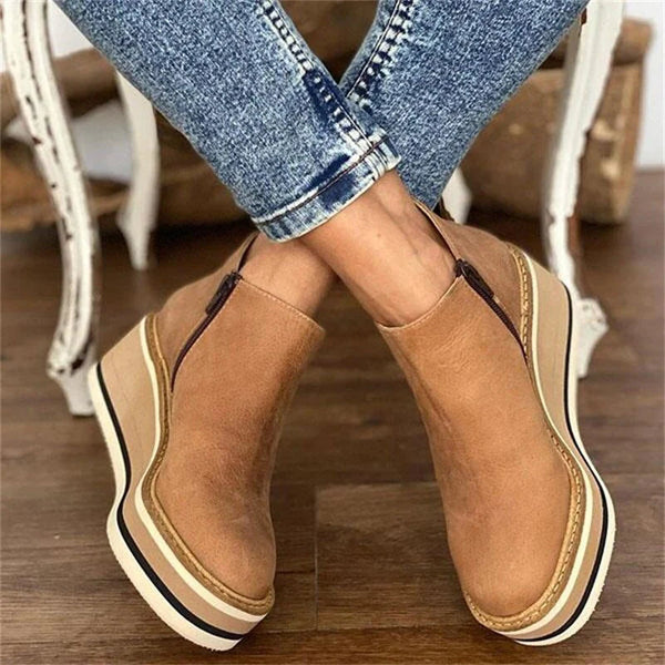 Gabriela | Women's Orthopedic Platform Ankle Boots