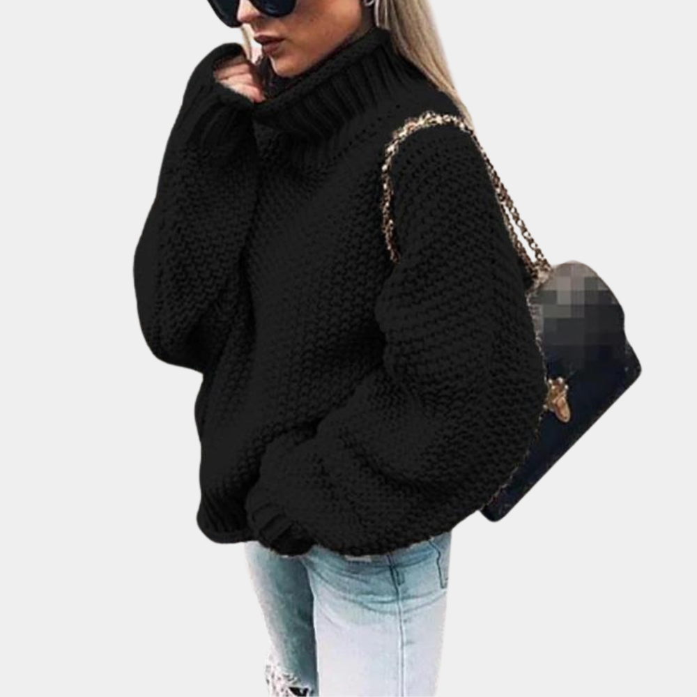 Sienna | Women's Turtleneck Relaxed Winter Sweater