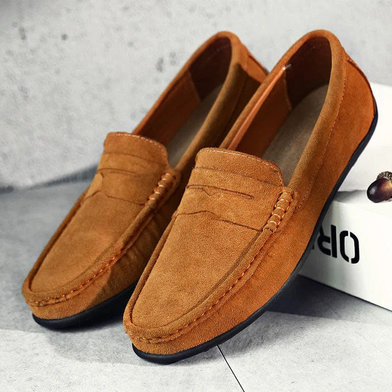 Roberto Russo Loafers with Moc Toe Stitching