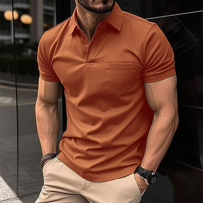 Adriano | Men’s Modern Fit Pocket Polo Shirt