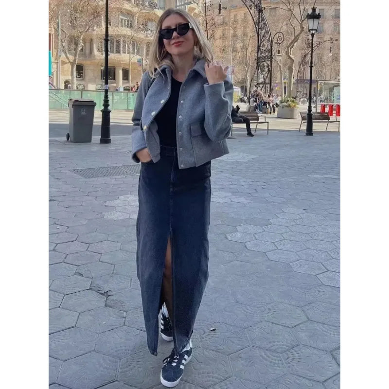 Lara | Women's Cropped Relaxed Stylish Jacket