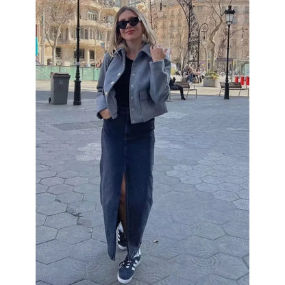Lara | Women's Cropped Relaxed Stylish Jacket