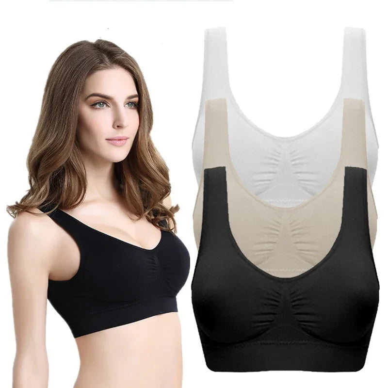 Shockproof High-Intensity Yoga Bra Bralette for Running & Gym Cotton Sports Vest Comfortable Fit Milanni Fashion