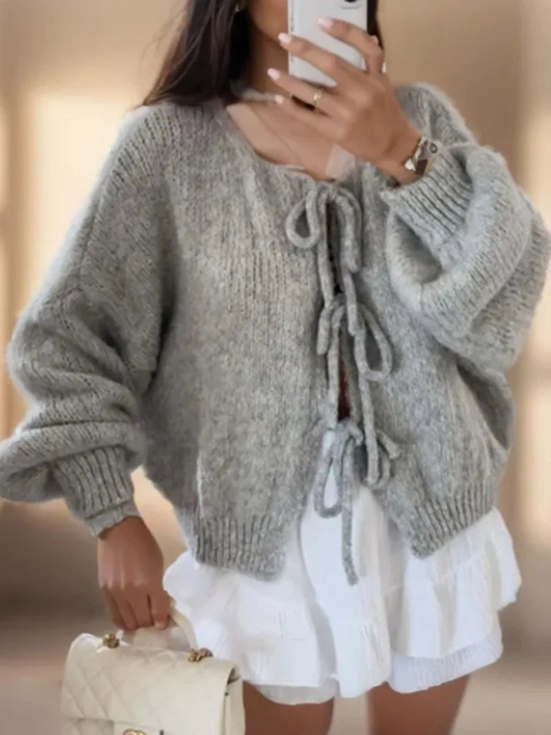 Doris | Women's Warm Knit Cardigan with Long Sleeves