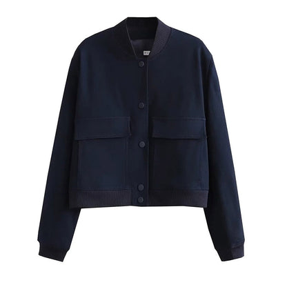 Marie | Women's Shorts Streetwear-Jacket with Button Placket
