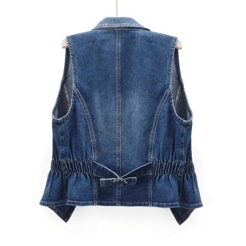 Angela | Women's Classic Casual Denim Vest