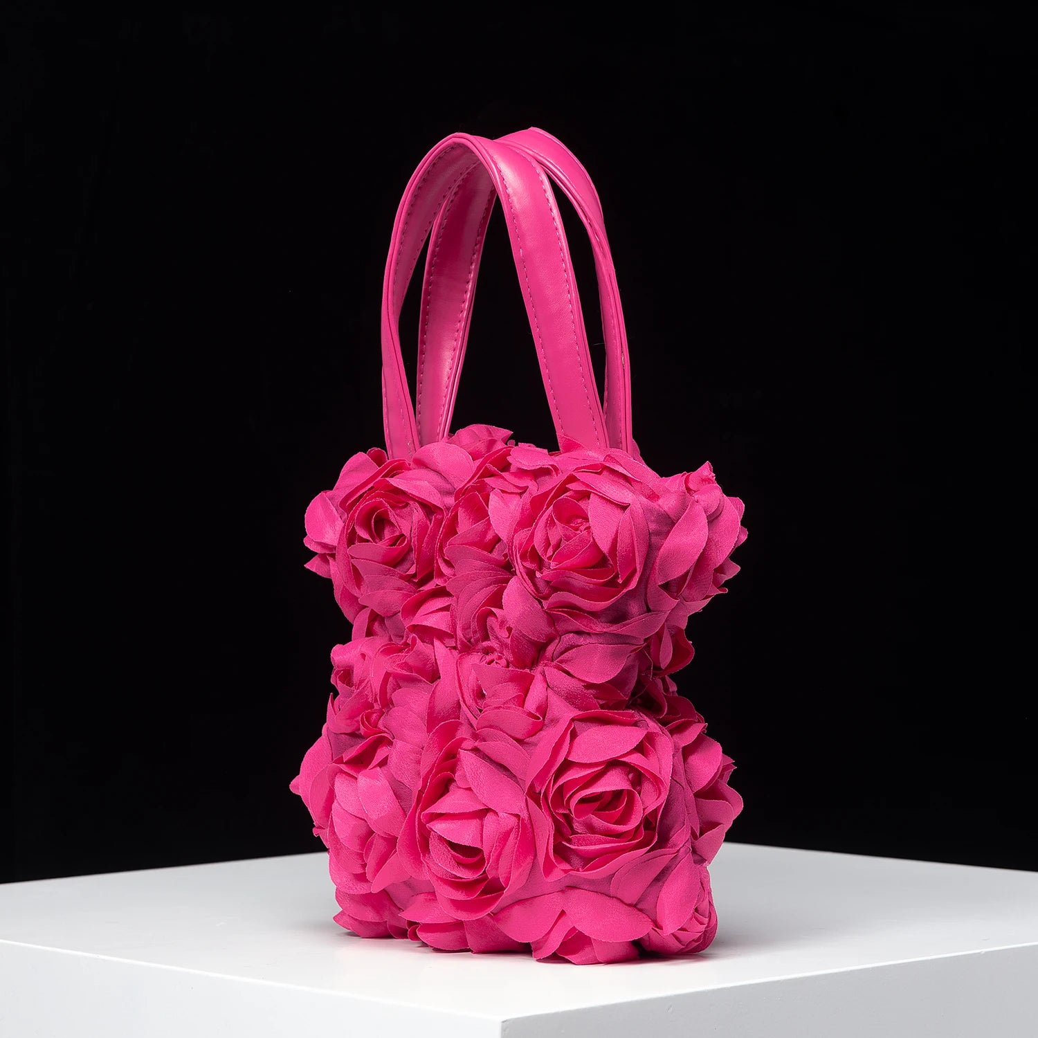 Rose Flower Mini Handbag Trendy Wedding Party Dinner Bag Stylish Elegant Evening Purse for Women Milanni Fashion