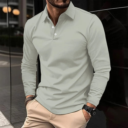 Lorenzo | Men’s Long Sleeve Executive Polo