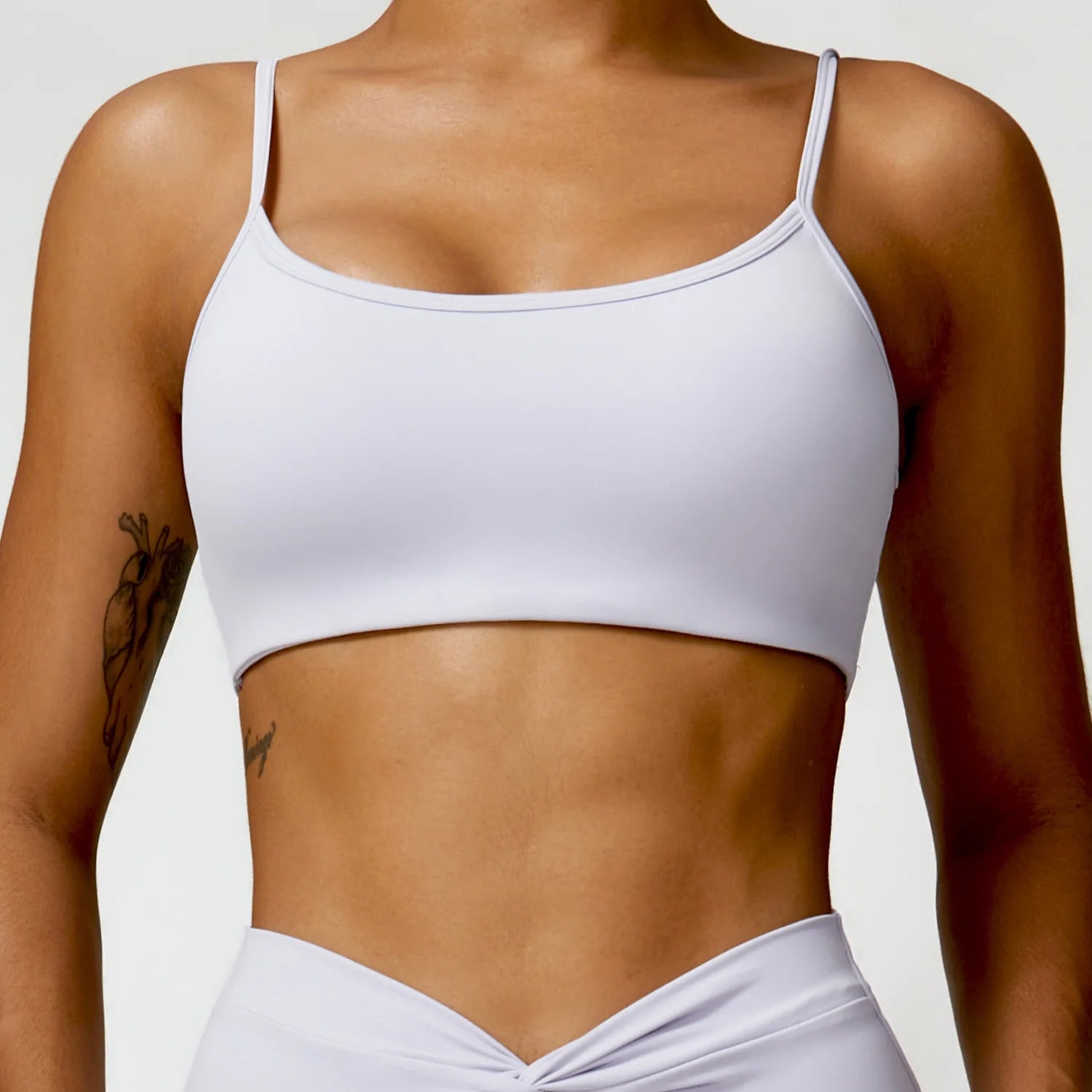 Sexy Sports Bra Push-Up Gym Yoga Top Breathable Fitness Vest for Women Workouts Milanni Fashion White S CHINA