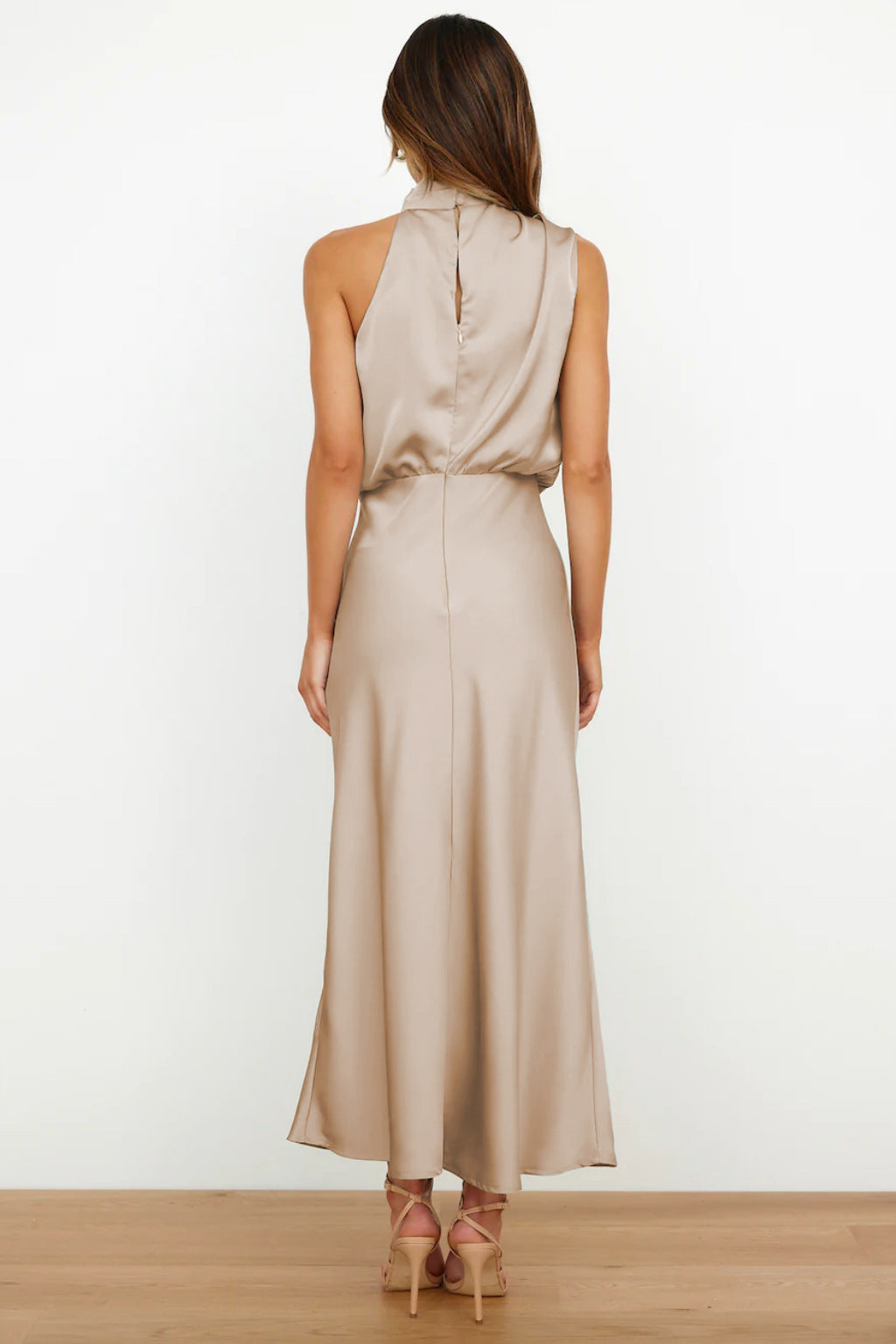 Doris | Women's Chic Halter Neck Evening Dress