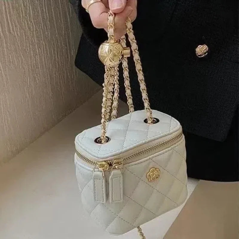 Rhombic Chain Box Small Bag Mini Shoulder Crossbody Secret Garden Handbag Stylish Women’s Purse Milanni Fashion