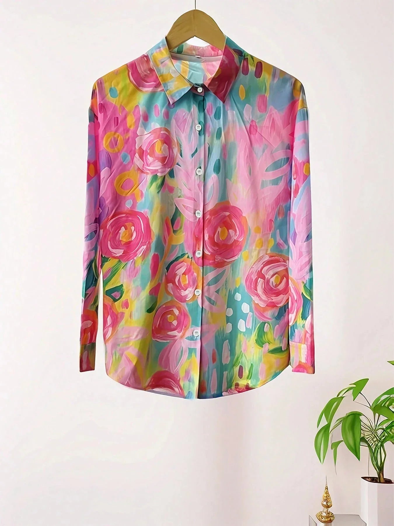Lisette | Colorful playful print blouse for vibrant everyday style
