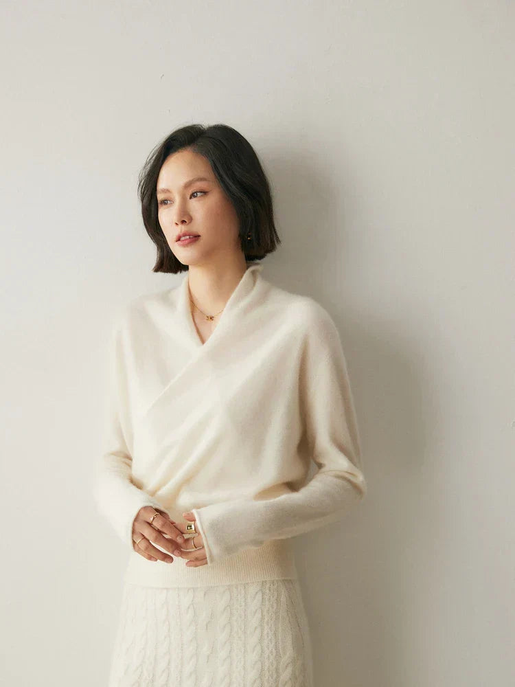 Laura | Women's Wrap Cozy Soft Sweater