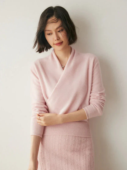Laura | Women's Wrap Cozy Soft Sweater