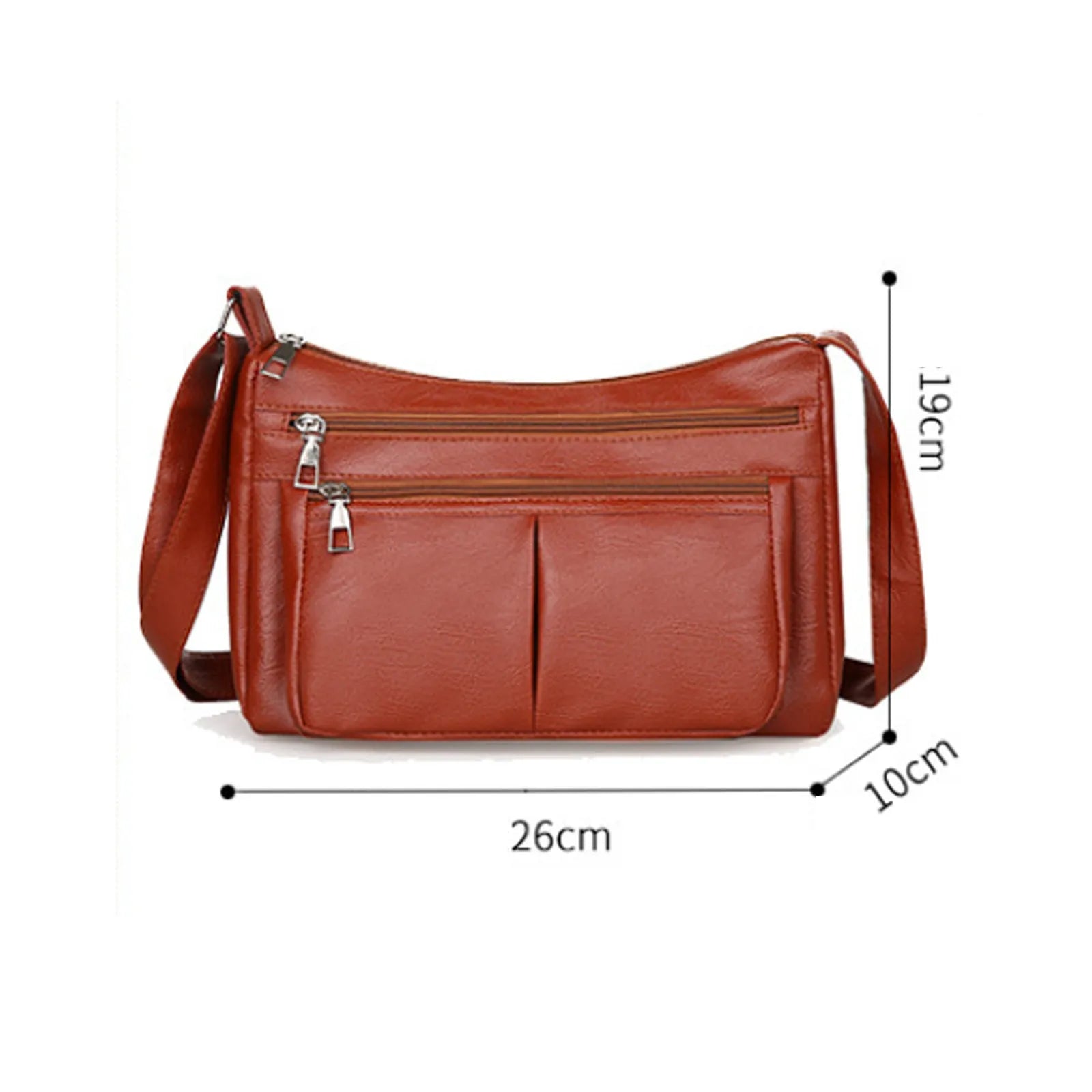 Designer Luxury Shoulder Bag Soft Leather Fashion Versatile Crossbody Bag Stylish Handbag for Women Milanni Fashion