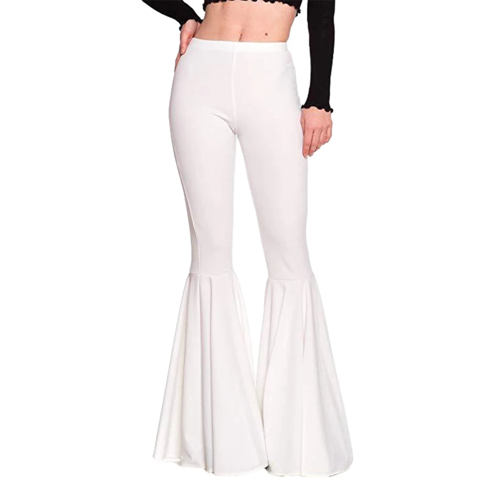 Breathable Cotton High Waist Bell Bottom Pants Stylish and Comfortable Flare Pants for Women Milanni Fashion