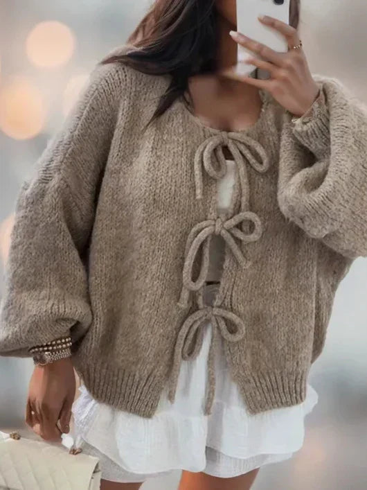 Doris | Women's Warm Knit Cardigan with Long Sleeves