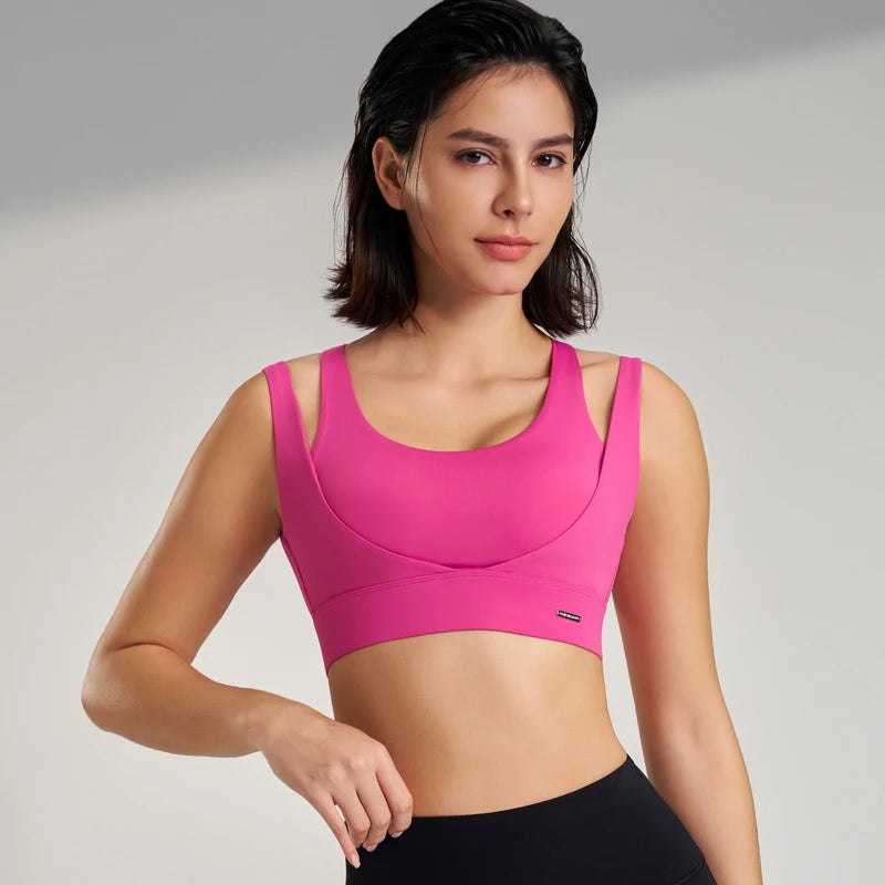 Sexy Shockproof Gym Underwear with High Elasticity Women's Sports Bra Tank Top Milanni Fashion