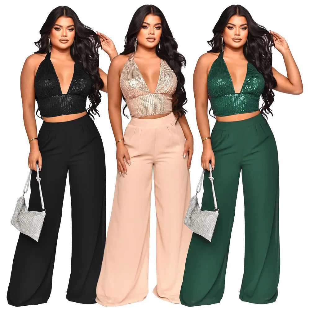 Stylish Top & Pants Outfit for Modern Fashion Trends New Women's Two Piece Set Milanni Fashion