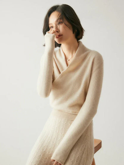 Laura | Women's Wrap Cozy Soft Sweater