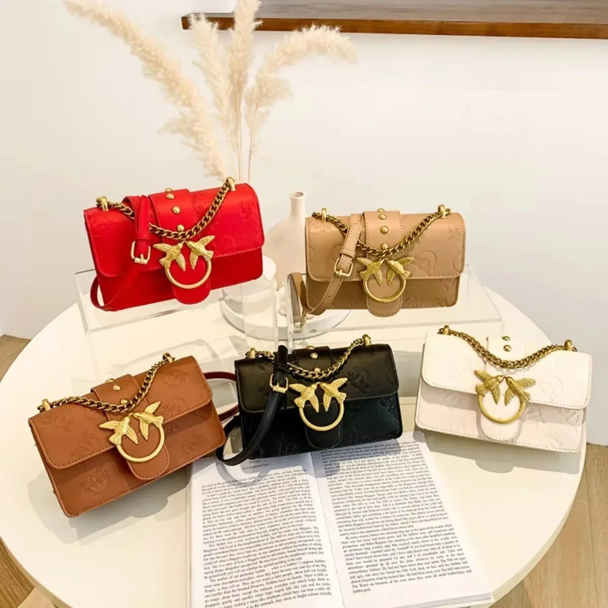 PU Leather Woman Crossbody Bag Fashion Luxury Chain Vintage High Quality Shoulder Bag  Milanni Fashion   