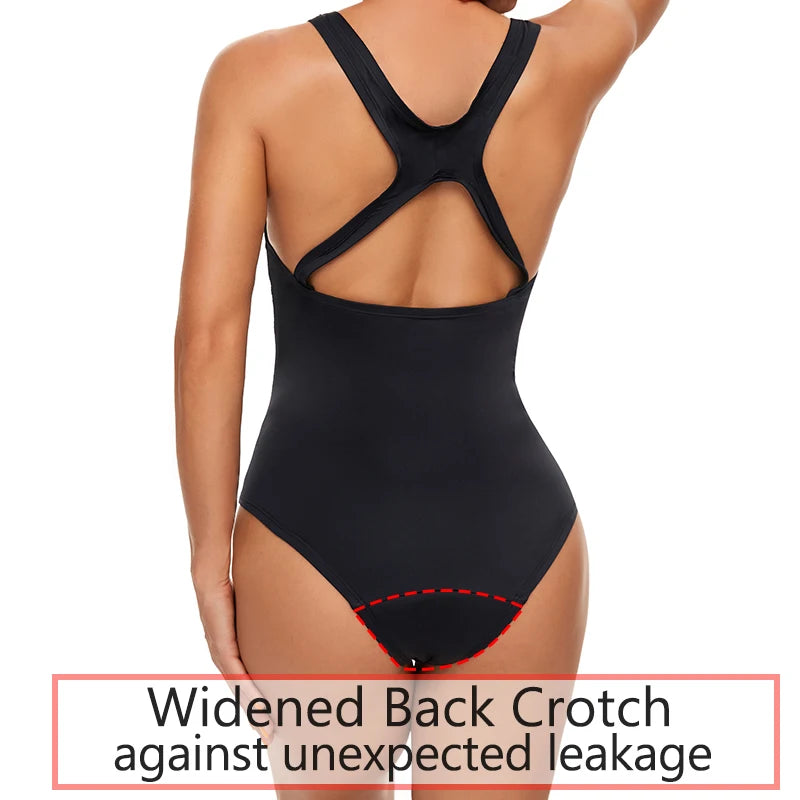 Trendy One Piece Swimsuit Waterproof Period Bathing Suit for Women Comfortable and Stylish Milanni Fashion