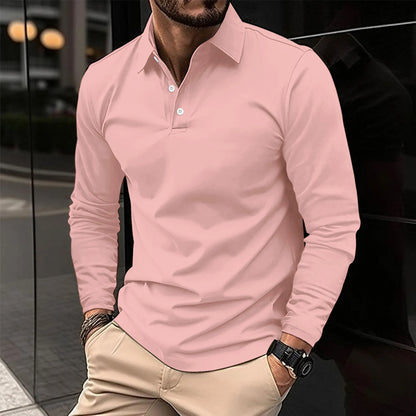 Lorenzo | Men’s Long Sleeve Executive Polo