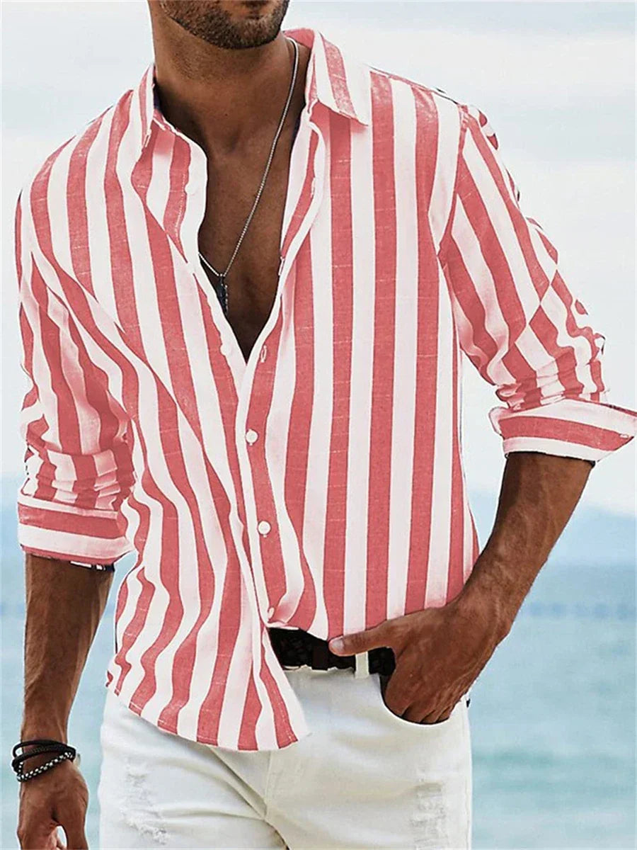 Pietro | Men’s Relaxed Maritime Striped Shirt