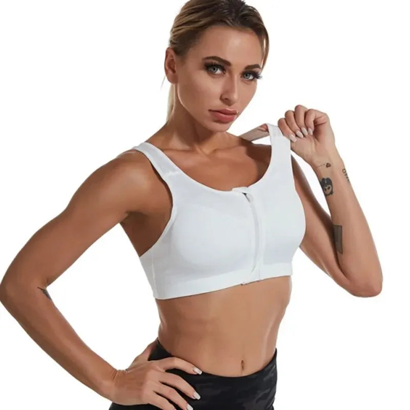 Shock Absorbing Yoga Fitness Bra Breathable Quick Drying Sports Bra for Training Running Workouts Milanni Fashion