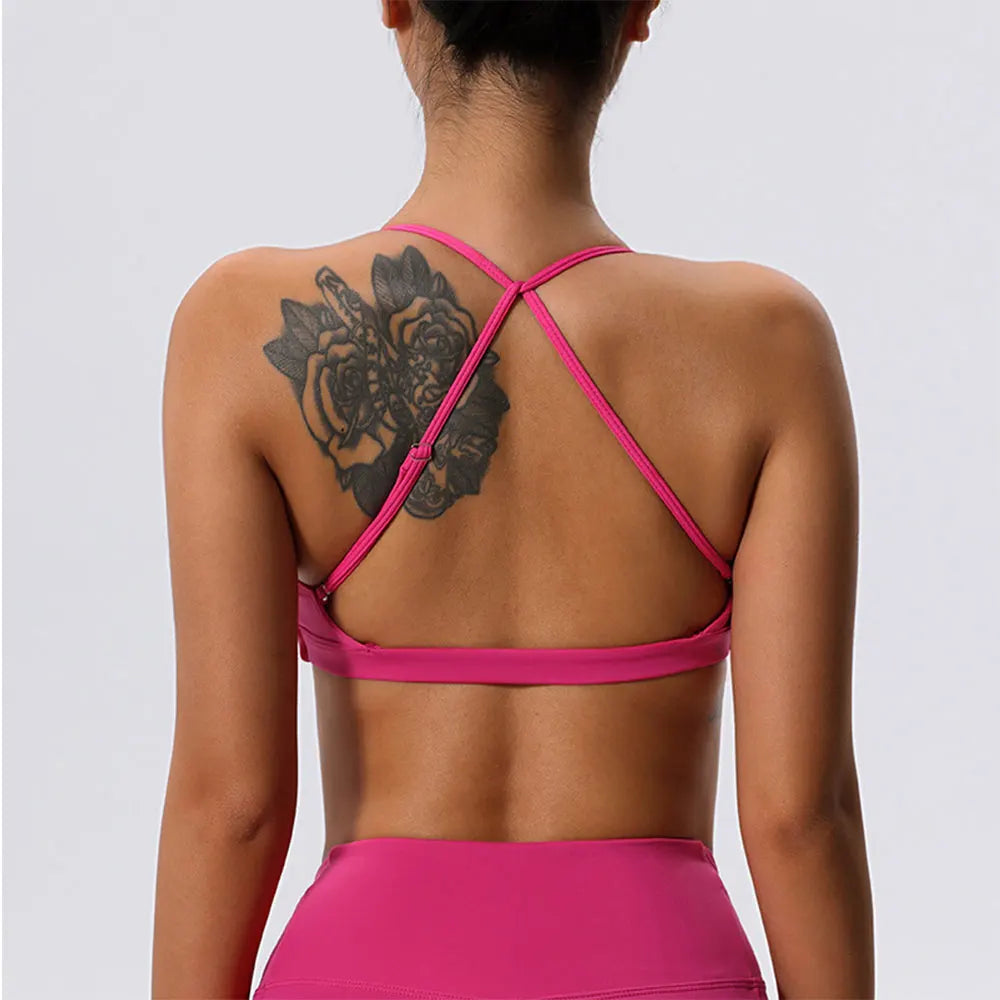 Push-Up Sports Bra For Women Breathable Yoga & Gym Crop Top for Fitness & Running Milanni Fashion