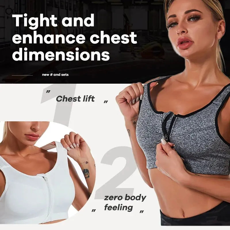 Shock Absorbing Yoga Fitness Bra Breathable Quick Drying Sports Bra for Training Running Workouts Milanni Fashion