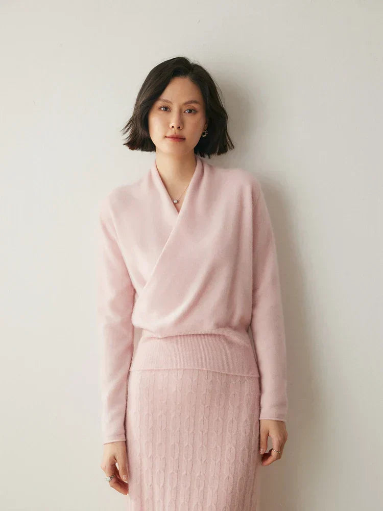 Laura | Women's Wrap Cozy Soft Sweater