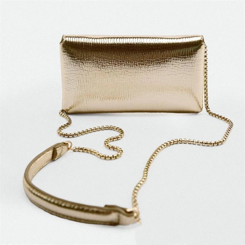 Fashionable Single Shoulder Small Square Bag Mini Chain Envelope Purse Stylish Women Handbag Milanni Fashion